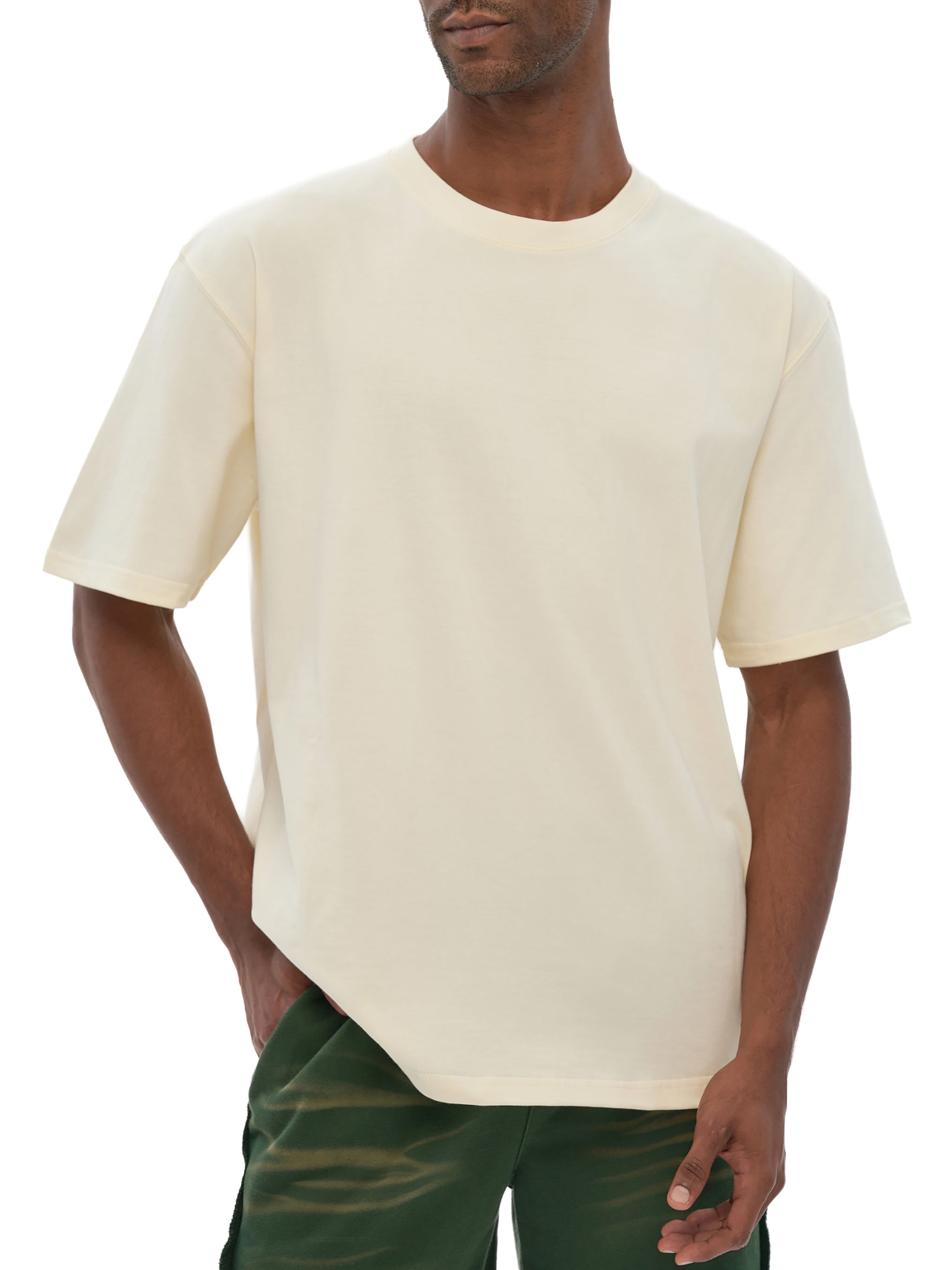 300 GSM Drop Shoulder Cotton T-Shirt